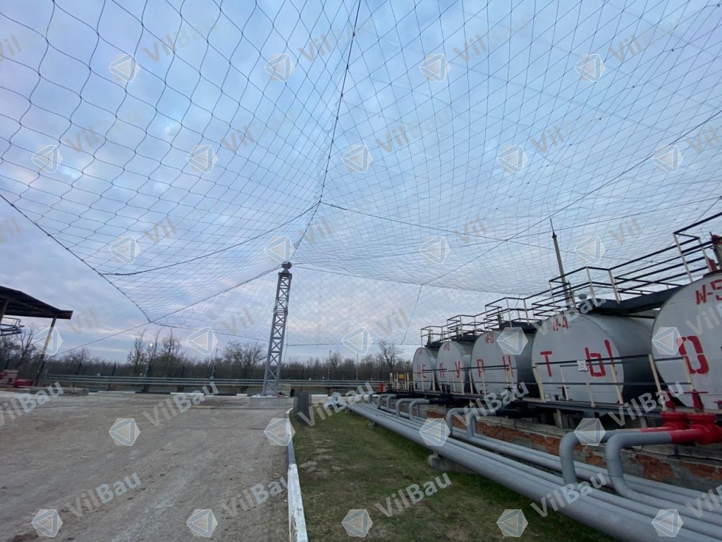 Антидроновая защита нефтебазы — проект VilBau